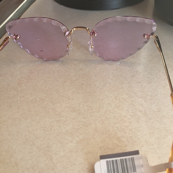 NWOT Chloe purple sunglasses